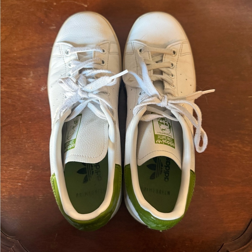 Adidas Originals Stan Smith X Star Wars Yoda White Green Mens Shoes FY5463 sz 8 - Picture 5 of 6